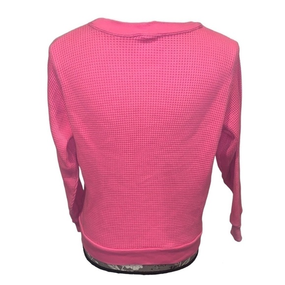 J. CREW Thermal Pink Long Sleeve size XS Barbiecore - Picture 4 of 8